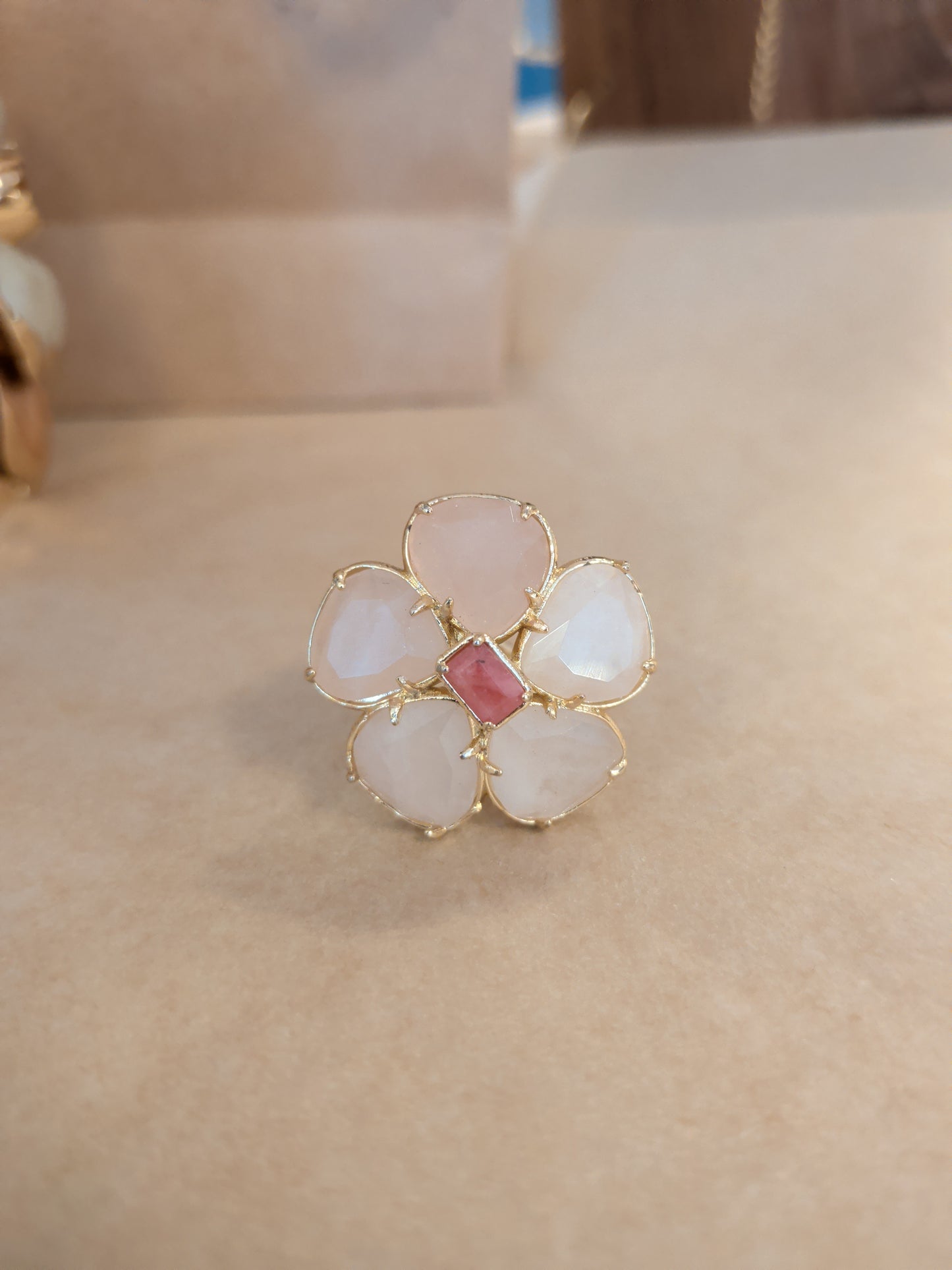 Bague Fleur Agate