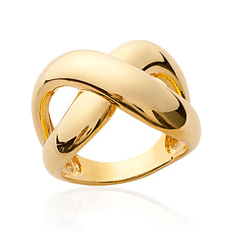 Bague Entrelac Doré