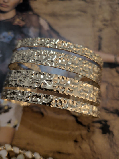 Bracelet Manchette acier inoxydable